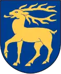 Arms granted to Öland in 1560 and used there prior to the 1569 transfer of Åland, subsequently used there until present day
