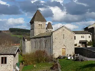 The church in Avenas