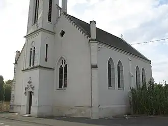 The church in Berthenay