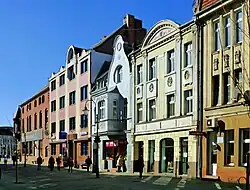Historic tenement houses in Świnoujście