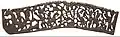 Gate, wood (relief), 45&nbsp;cm ×&nbsp;172&nbsp;cm (18&nbsp;in ×&nbsp;68&nbsp;in), MNMA