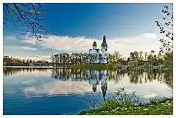 View of the Church of Peter and Paul in Sestroretsk