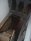 Entrance to the basement