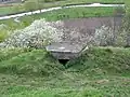 Machine gun nest type "Barbet" №380 in an old rampart. Monument to history and technique