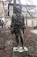 monument to the founders of the city in the courtyard of the museum: Platon Zubov