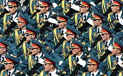 Contingent from the Tajik National Army