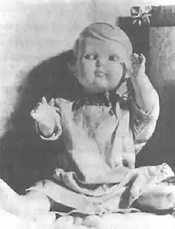 Authentic doll belonged to Paraskeva Diveyevskaya, the beginning of the 20th century