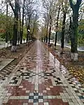 Alley in front of railway station