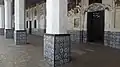 One of the mosque's corridors