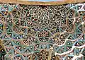 Detail of the iwan ceiling