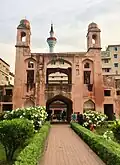 The 17th century south-eastern gateway of the Lalbagh Fort in Dhakkar.