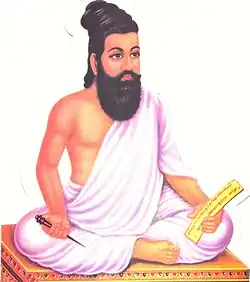 Image 31Valluvar, the Tamil philosopher of the post-Sangam era (from Eastern philosophy)
