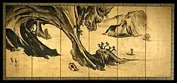 Landscapes with the Chinese Literati Su Shi and Tao Qian, section one