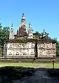 A diamond throne pagoda in Thailand