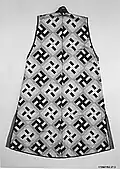 Theatrical beixin for a female Buddhist priest (back view).