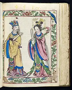 Emperor and empress of Ming dynasty China