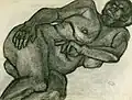 Dong-shin Bae 1978 Charcoal drawing 64.5x49.7&nbsp;cm