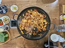 After cooking