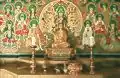 Gilt bronze statue of Avalokitesvara, a designated natural treasure