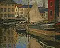 On the Canal, Bruges (1908), private collection