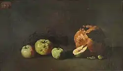 Still Life with Apples and a Pomegranate', circa 1865