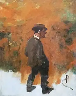 A painting of Lautrec at the age of 19 by René Princeteau