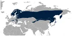 Map of range