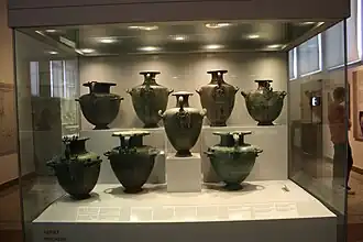 Bronze pitchers