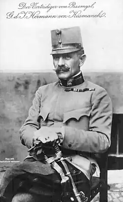 Herman Kusmanek, the Austrian commander of the fort