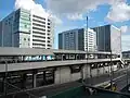 Station with Cyberpod Towers in background