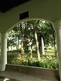 A gazebo at the Washington SyCip Park