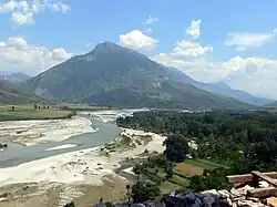 The Vjosa river near Tepelena