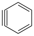 Benzyne (an aryne)