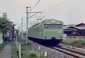 Kawagoe Line 103–3000 series set 53 as a three-car set in May 1993