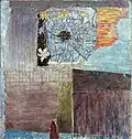 Rose Garded with Window II, 1978, Oil on canvas, 54 x 51&nbsp;cm.