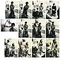 1976, Documentation of a Performance during a one-person show at Debel Gallery in Jerusalem. Photographs.