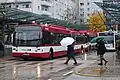 Image 22Trolleybuses outside Salzburg Hbf, Austria