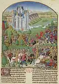 Battle of Auray, Bibliothèque Nationale de France, Paris