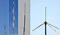 136–174&nbsp;MHz US professional base station antenna examples.