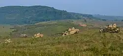 3rd Battalion, 116th Cavalry Brigade commences a movement to contact operation
