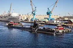 La Jolla (after conversion to a Moored Training ship)