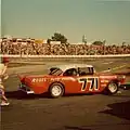 1968 Figure 8 World Champion "Li'l Richard" Simmons of Plymouth, Michigan at Islip Speedway, 1974.