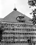 Castle restorantion in 1985.