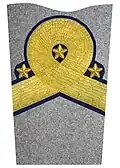 Sleeve insignia for a general on uniform m/1906 (1906–1923)