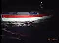Coast Guard Cutter Escanaba (WMEC-907) interdicted this 20-foot makeshift vessel with 19 migrants on board in the Mona Passage on May 20, 2019