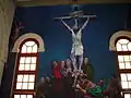 Mural in church.