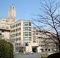 Original 1933 hospital building, housing the Teusler Clinic, Primary Care Clinic, Pediatric Medical Center, and Ambulatory Care Center for Children