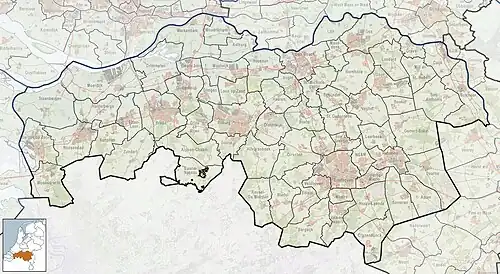 Giessen is located in North Brabant