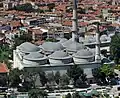 Aerial view of the mosque