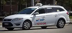 Ford Mondeo LX diesel, operating as Swan Taxis